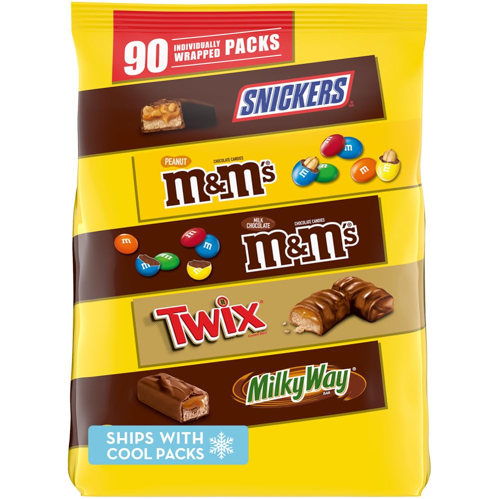 90 paquetes de chocolates