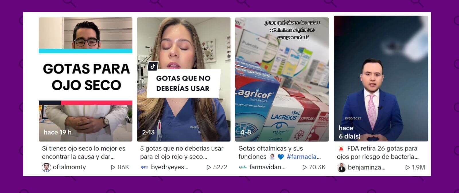 gotas para los ojos