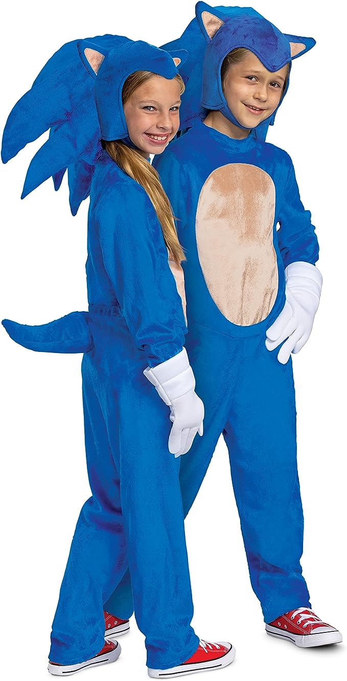 Disfraz de Halloween de Sonic 2 Deluxe para niños