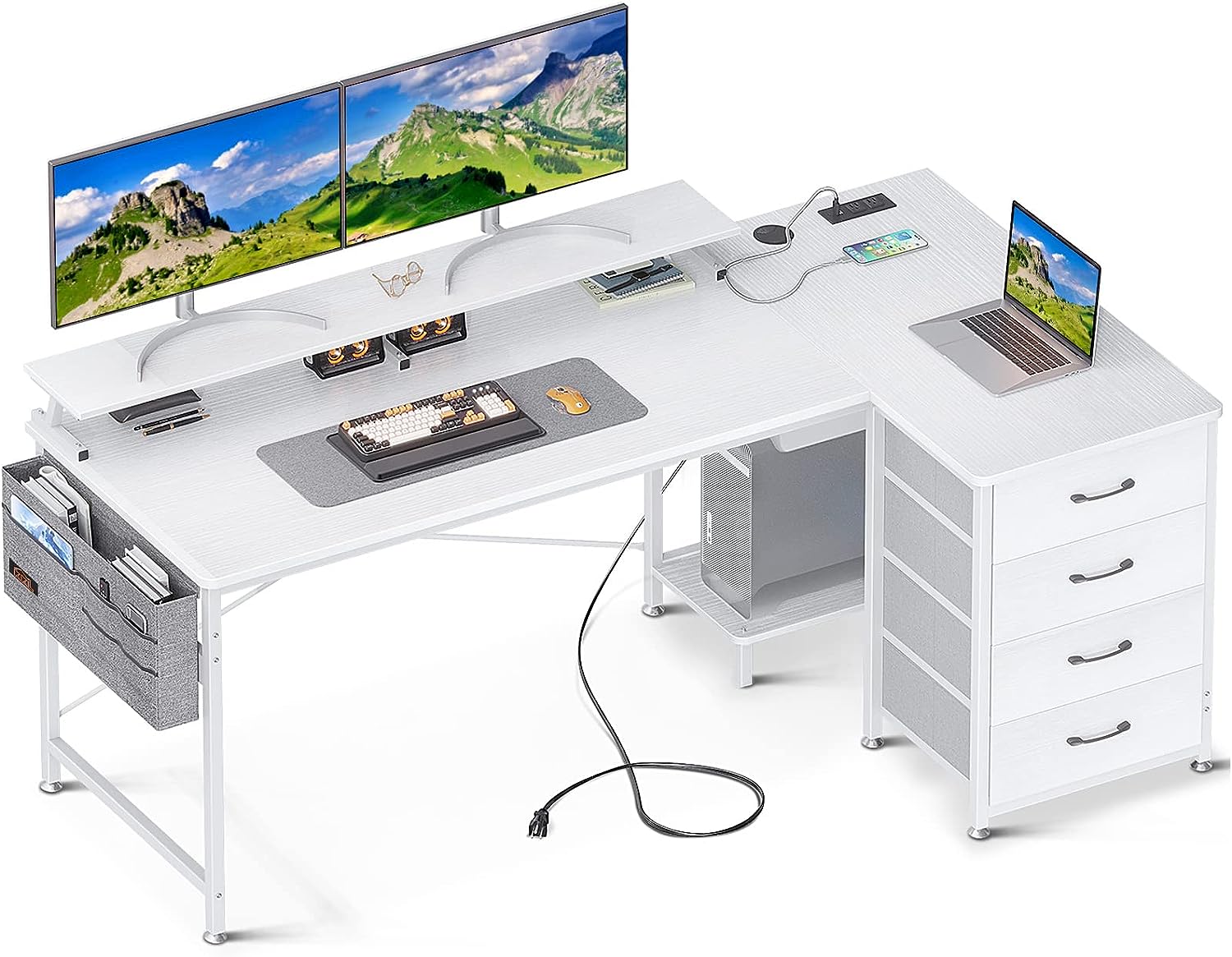 Mejores escritorios para oficina. Con puertos USB