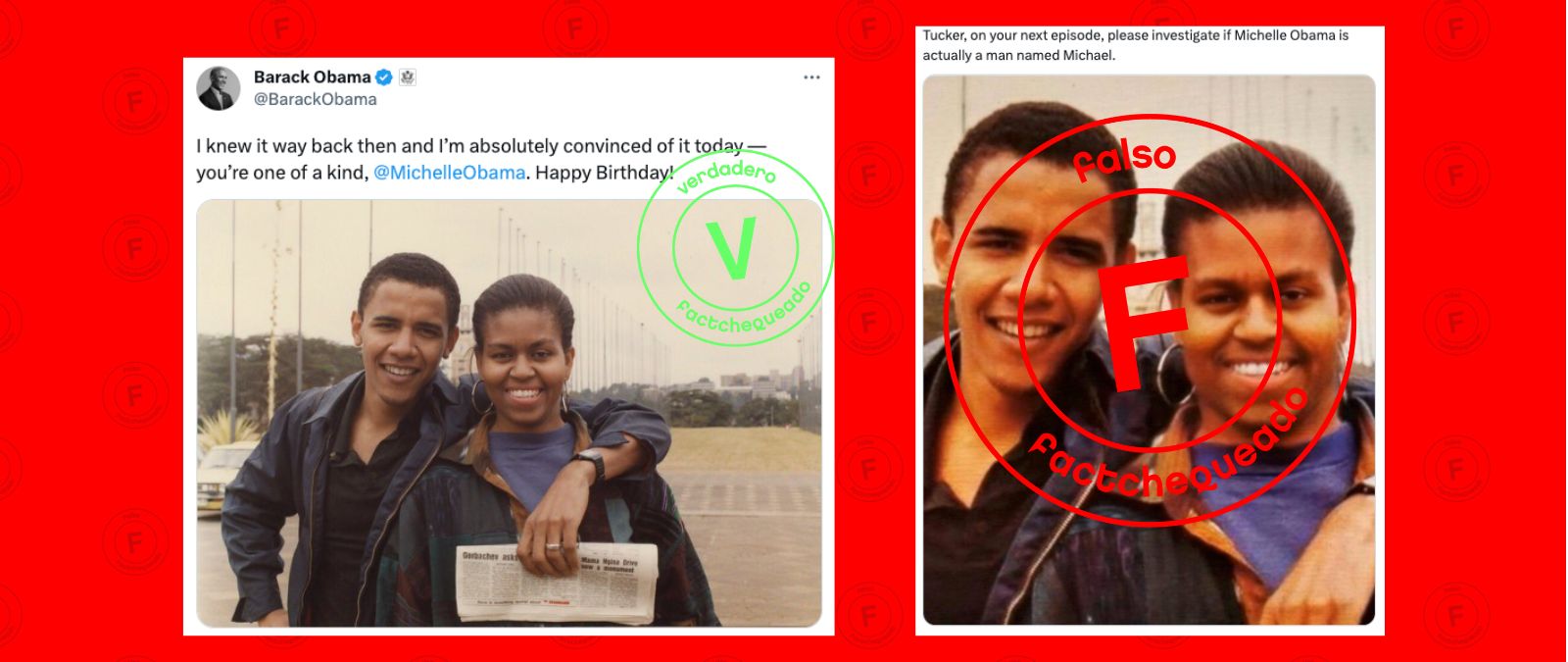 Manipulación de fotos Michelle Obama