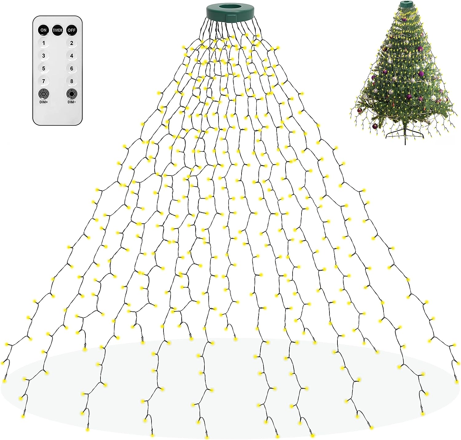 Luces de árbol de navidad