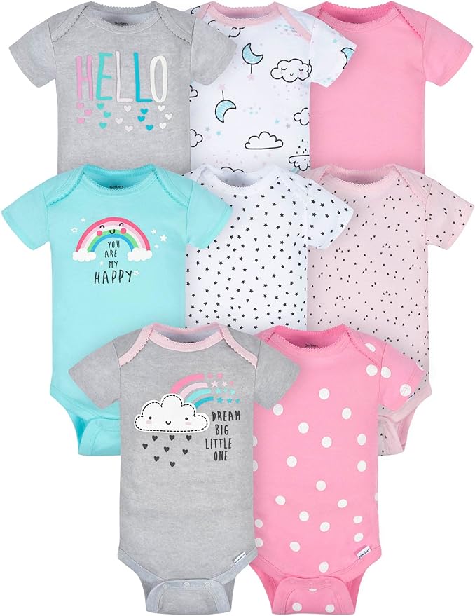 Ocho bodys para niñas