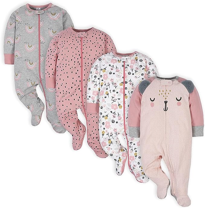 Ropa de bebé. Monos para niñas
