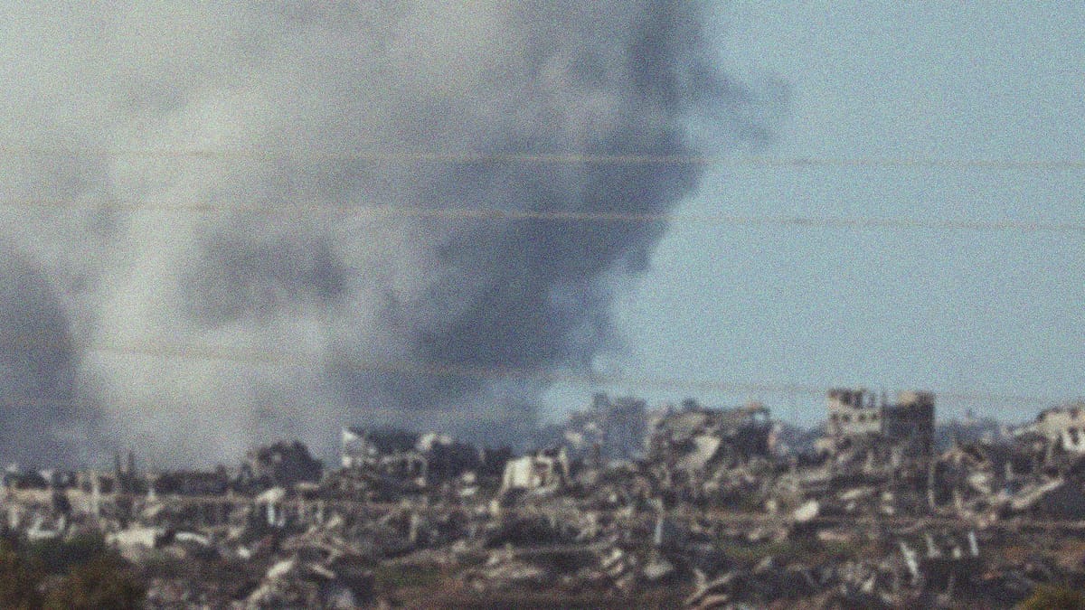 Riviera Dream in the middle of the ruins of Gaza