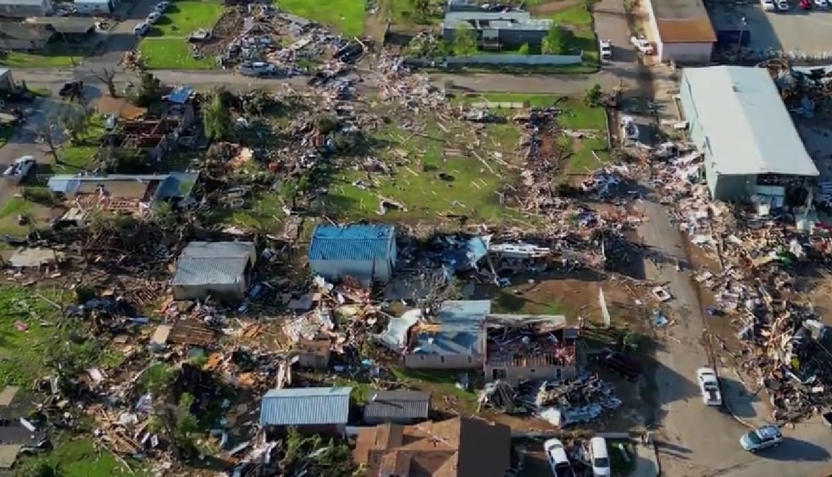 Tornado devastador golpea Panhandle de Texas y causa daños generalizados