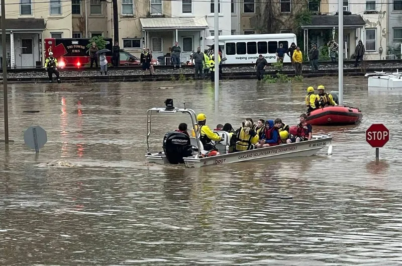 Lluvias fuertes inundan Germantown y complican el tránsito en DC y Maryland