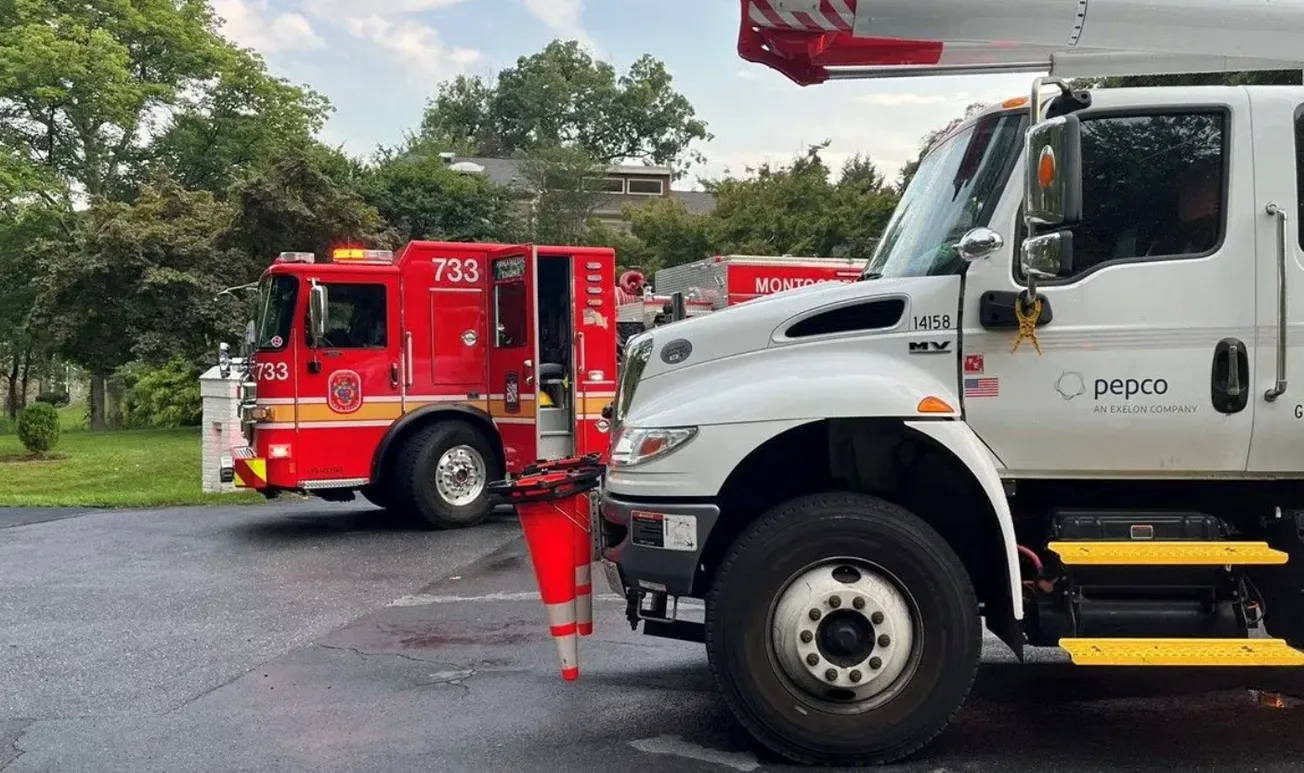 Los hogares de Potomac afectados por una sobrecarga eléctrica tras una fuerte tormenta
