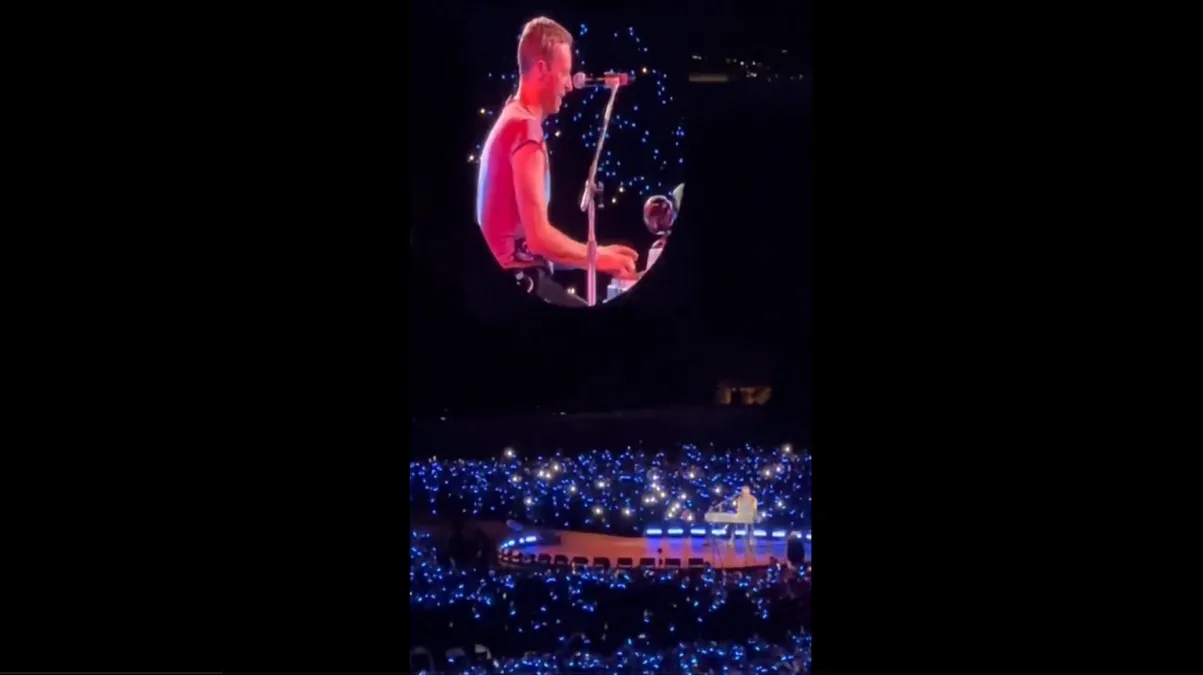 Coldplay interpretó La Canción de Bad Bunny y J Balvin durante concierto en Bogotá