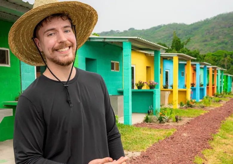 Mr Beast regaló casas