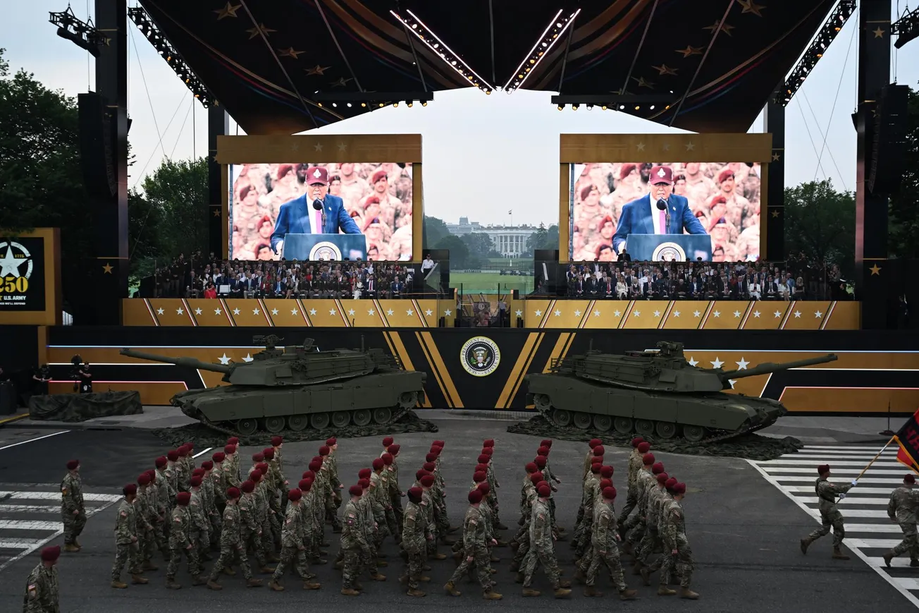 El desfile militar de Trump en Washington desata protestas nacionales