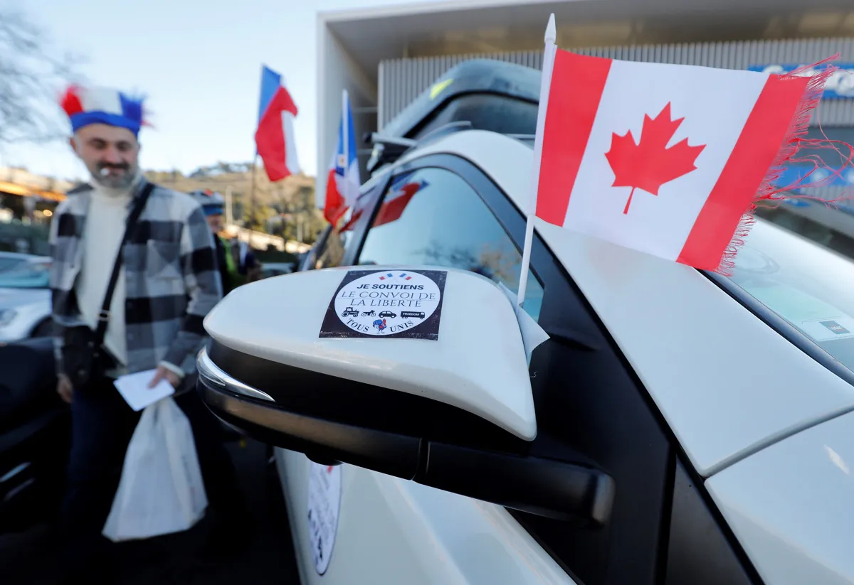 Estados Unidos urge a Canadá a frenar el “convoy de la libertad”
