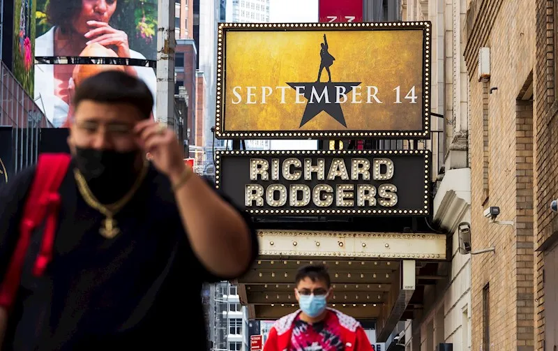 Cubre bocas Nueva York Broadway