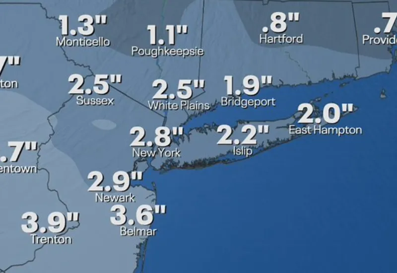 pronóstico nieve Nueva York