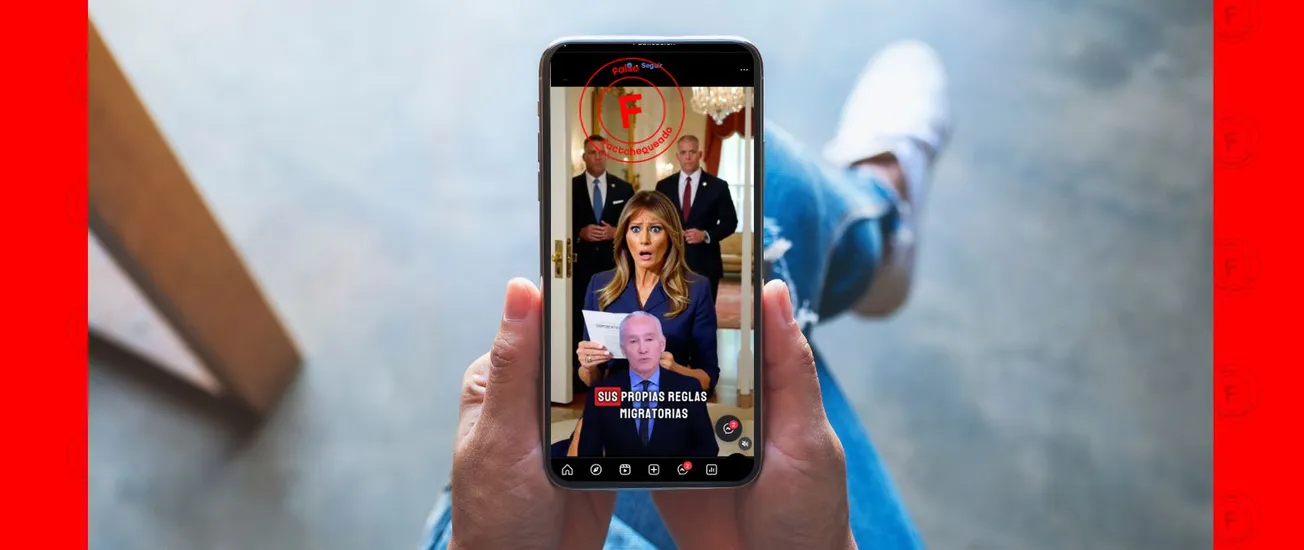 No, la Corte Suprema no ordenó la deportación de la esposa e hijos de Donald Trump, ni Jorge Ramos lo dijo: es un deepfake