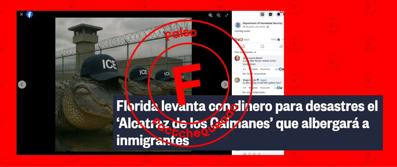 No, FEMA no ha desviado fondos de desastres naturales para financiar el centro de detención de inmigrantes 'Alligator Alcatraz'