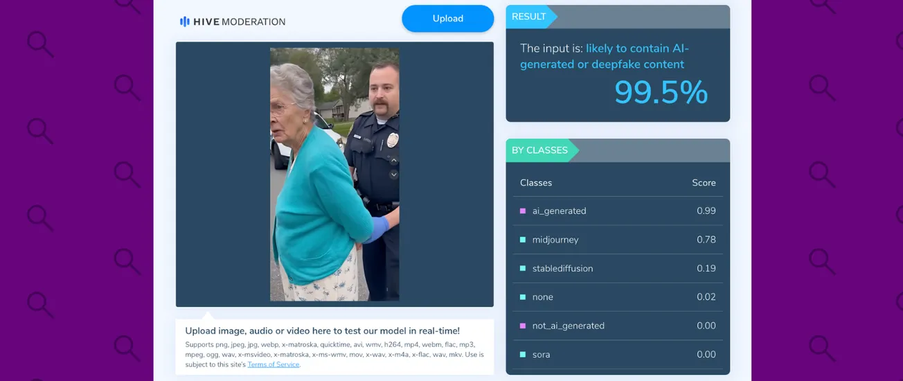 No,  una mujer no fue arrestada en Estados Unidos por compartir un tuit contra Trump: el video fue hecho con IA