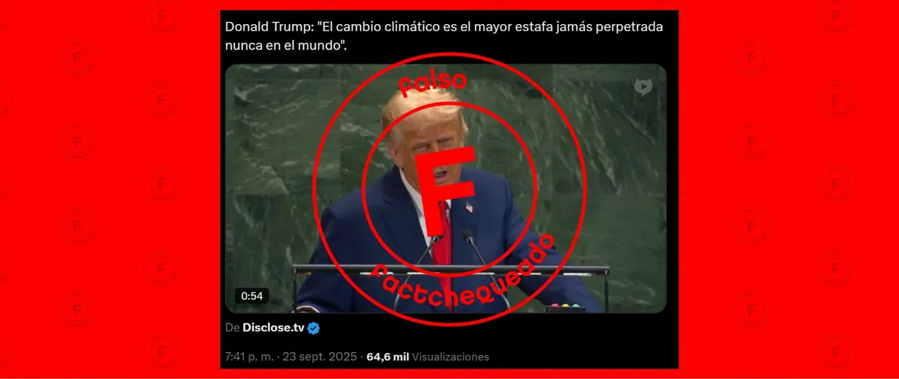 Las desinformaciones sobre el cambio climático y las energías renovables difundidas por Donald Trump en la ONU