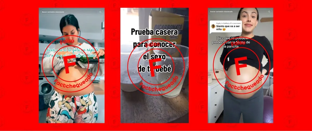 No, las pruebas caseras no sirven para saber el sexo del bebé, al contrario de lo que indican videos virales en TikTok