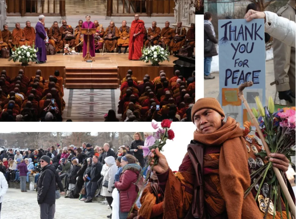 La “Caminata Por La Paz” llega a la Catedral Nacional de DC