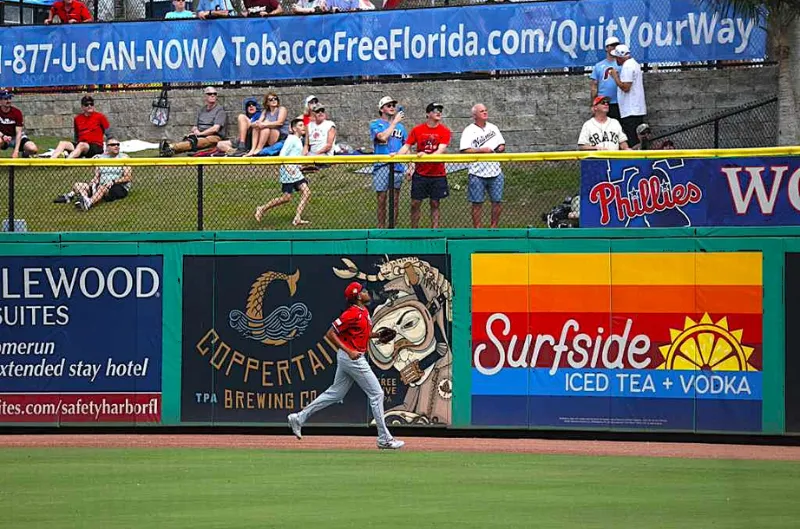 Nats caen 7-3 ante los Phillies en Clearwater