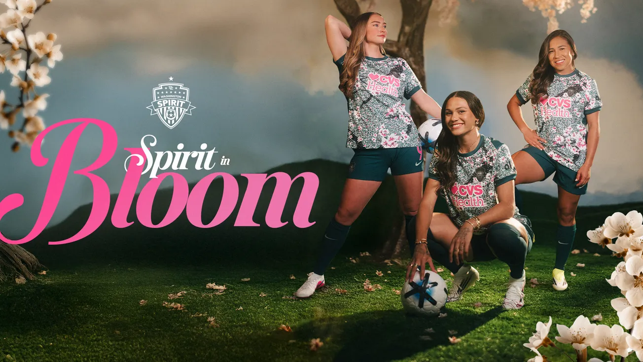 Washington Spirit presenta su nuevo uniforme “Spirit in Bloom”