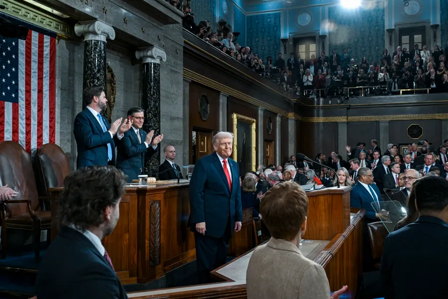 Tensión y protesta marcan el State of the Union de Trump