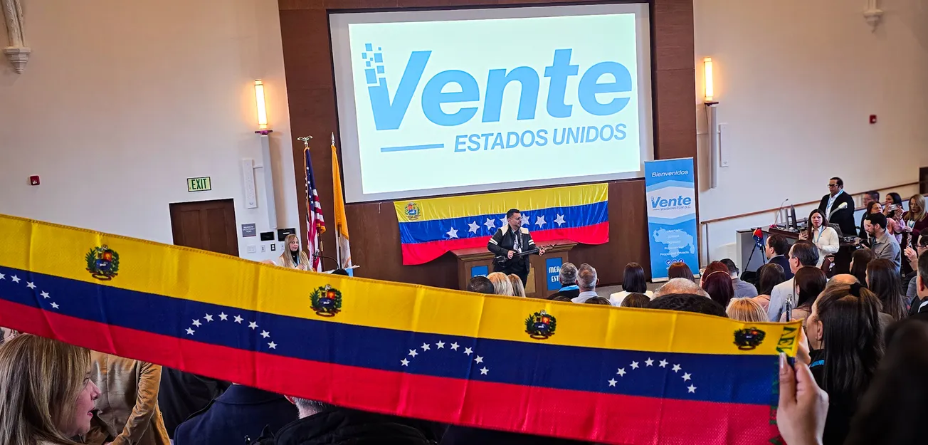 María Corina Machado reunió en Washington a las estructuras de Vente en EEUU