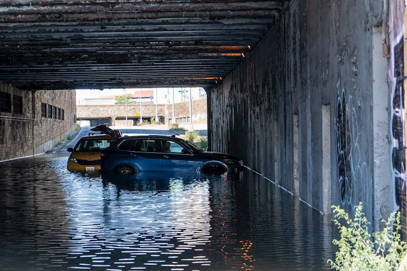 Estragos del huracán Ida en Nueva York