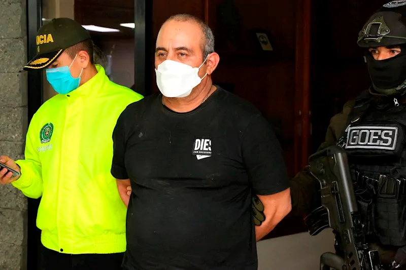 Otoniel capturado por las autoridades colombianas