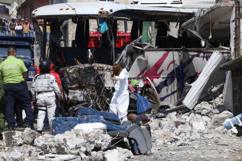 Al menos 19 personas murieron en un choque mientras peregrinaban en Ciudad de México