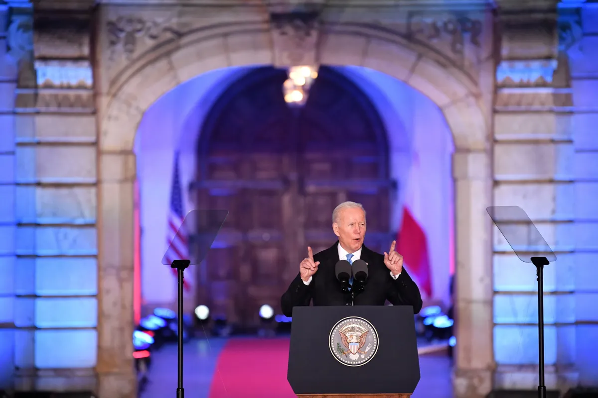 Biden insulta a Putin en Polonia.