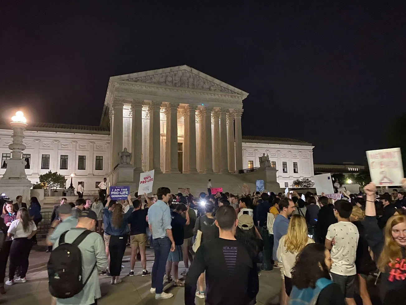 protesta frente a la Corte Suprema