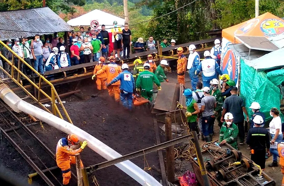 Mina en Colombia: asciende a 12 los fallecidos y dos siguen desaparecidos