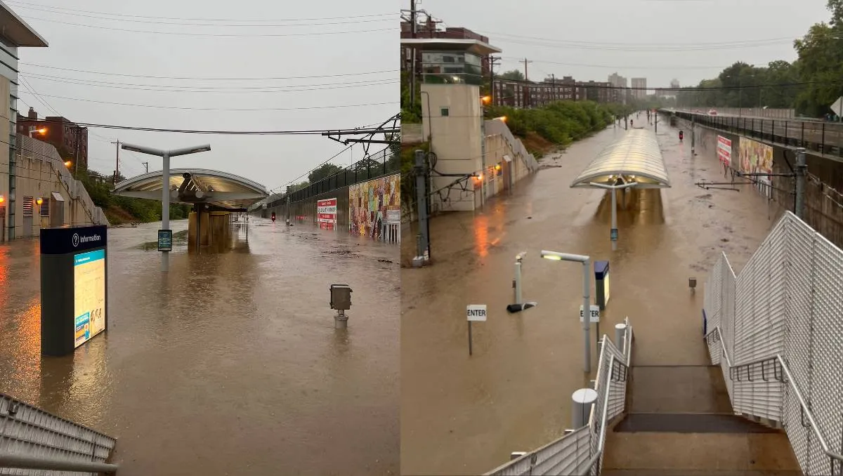 Lluvias en St. Louis dejan a los residentes atrapados en sus autos y casas