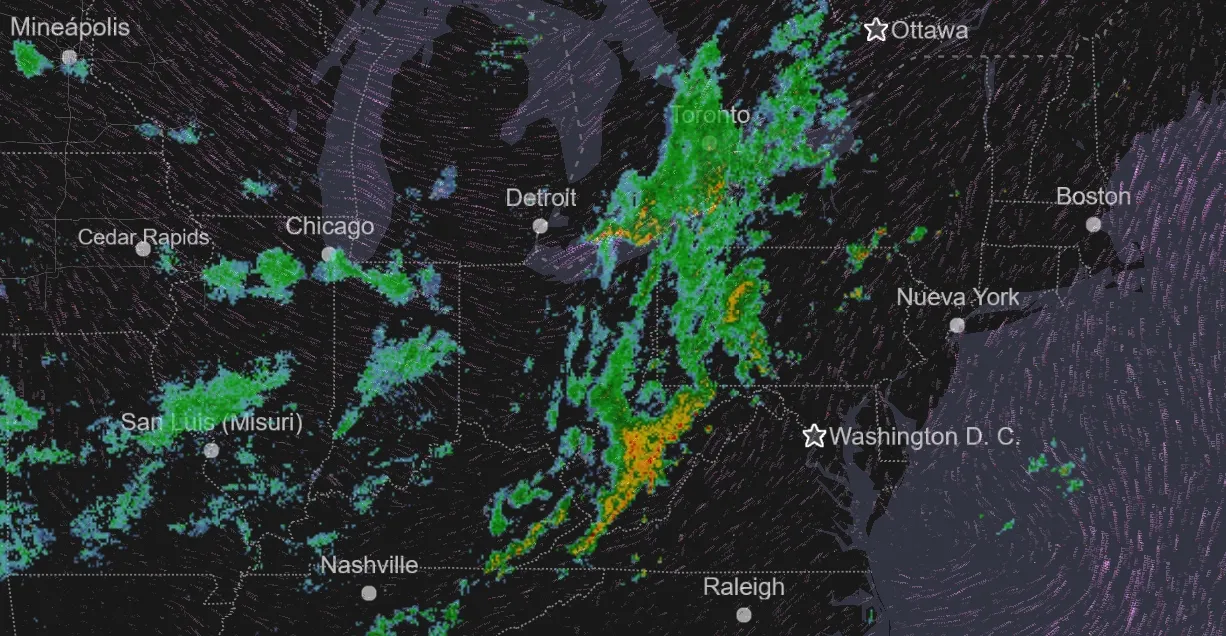 Dos muertos y miles sin luz en el norte debido a una tormenta