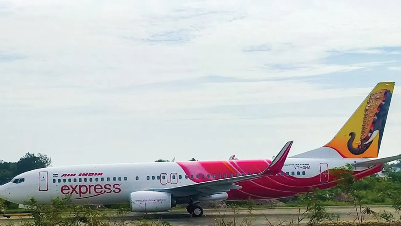 Avión Air India Express tras incendio deja 14 personas heridas