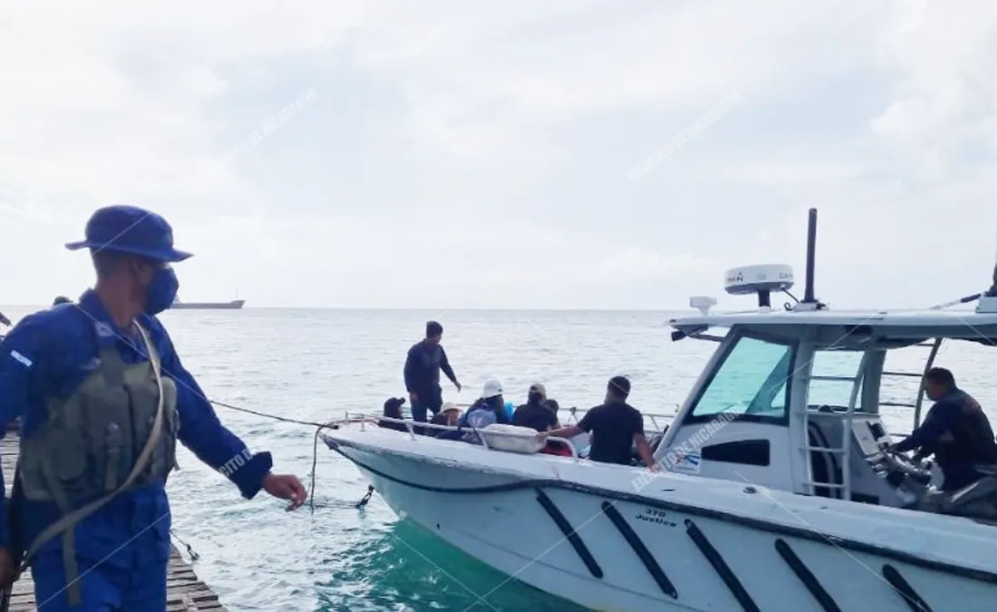 19 migrantes venezolanos y un ecuatoriano fueron detenidos en el mar Caribe por Nicaragua