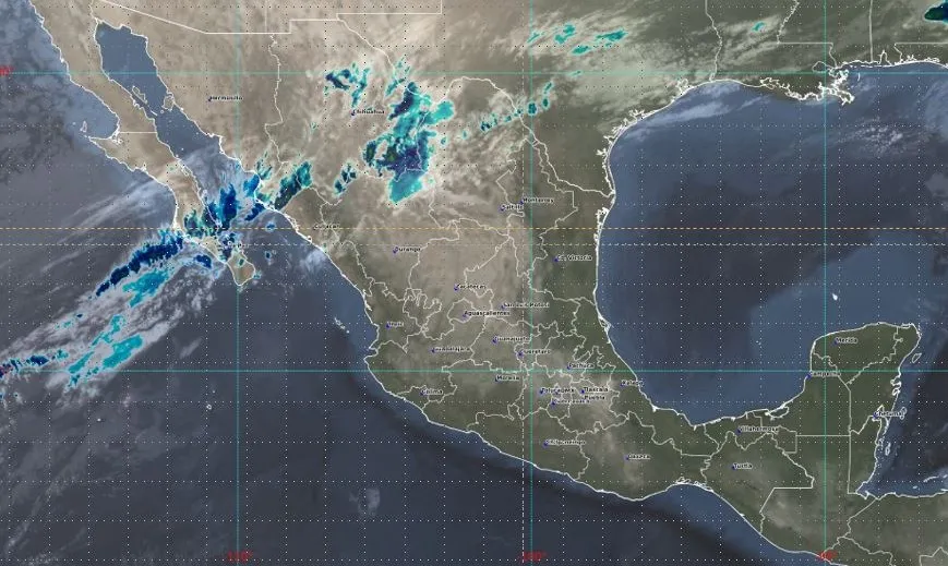 Lluvias fuertes en México junto a dos frentes fríos