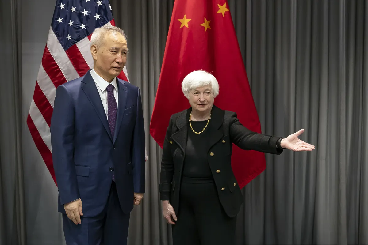 Yellen y Liu intentan calmar tensiones económicas
