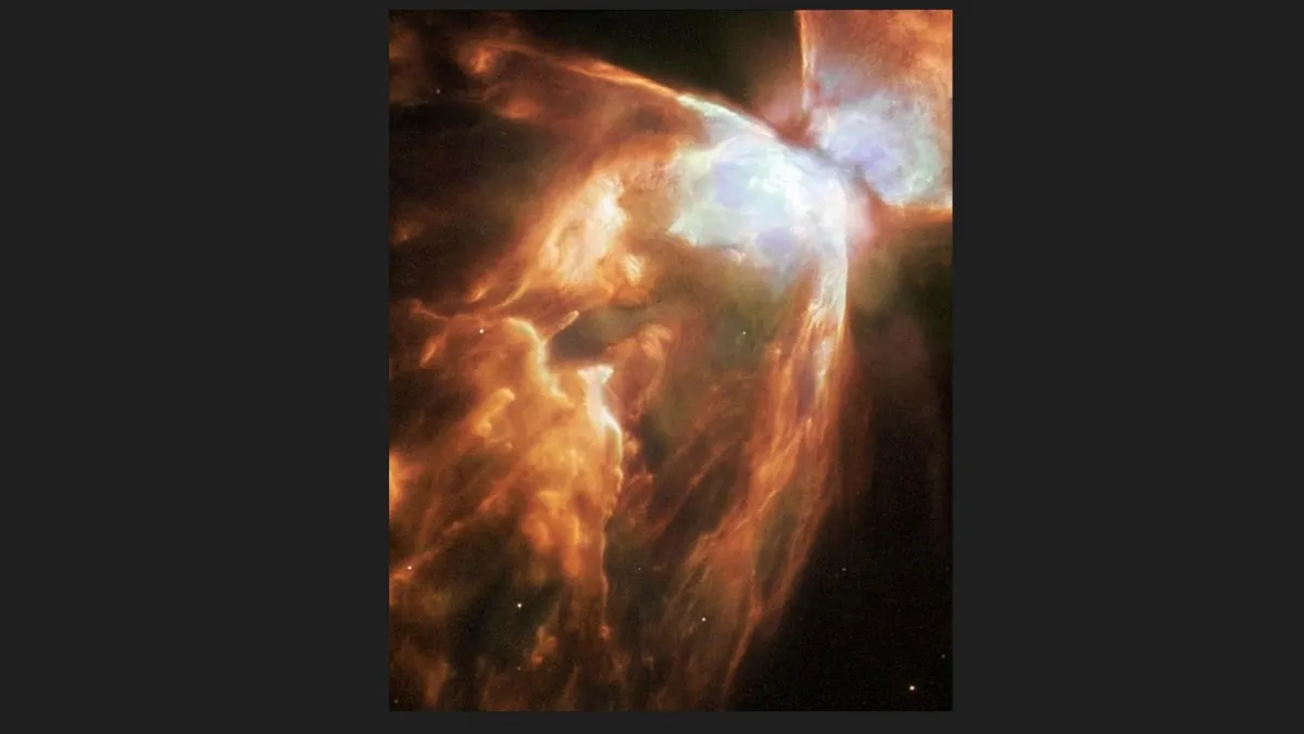 La NASA comparte imagen de una “mariposa” entre las estrellas captada por el telescopio Hubble