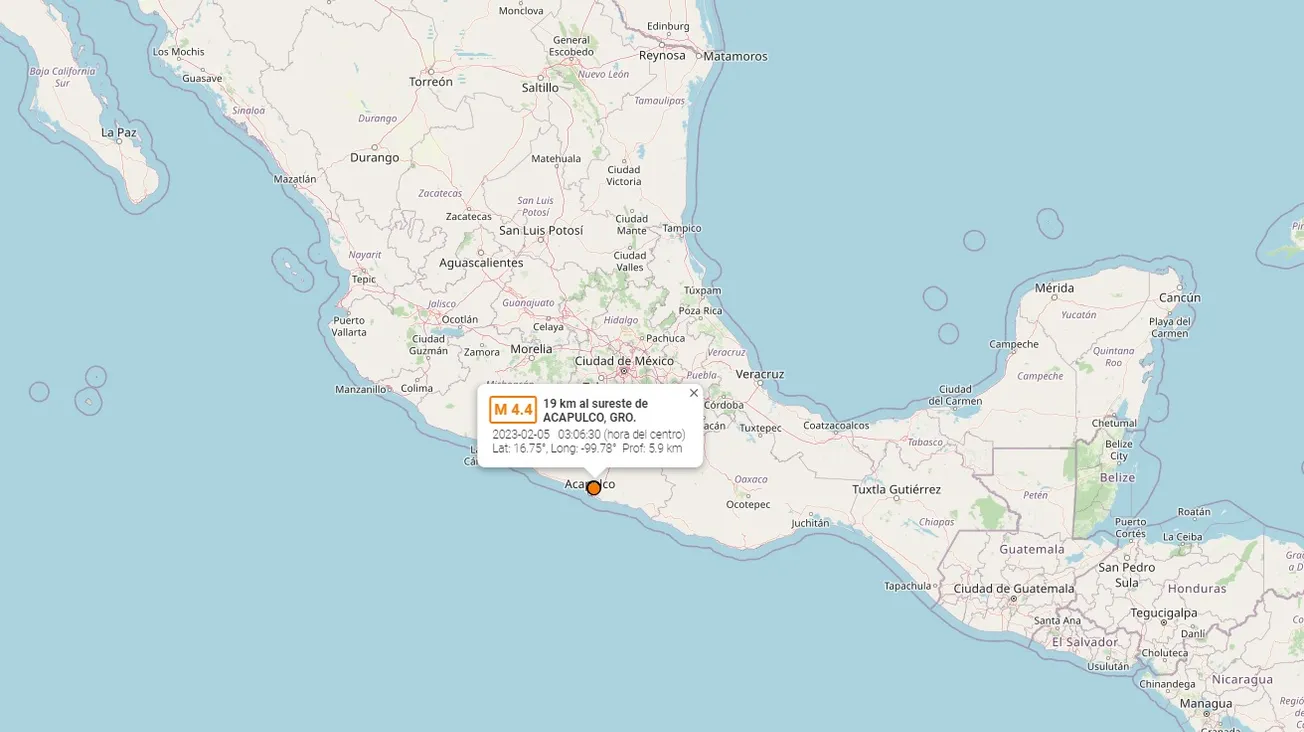 Sismo en Acapulco no dejó daños
