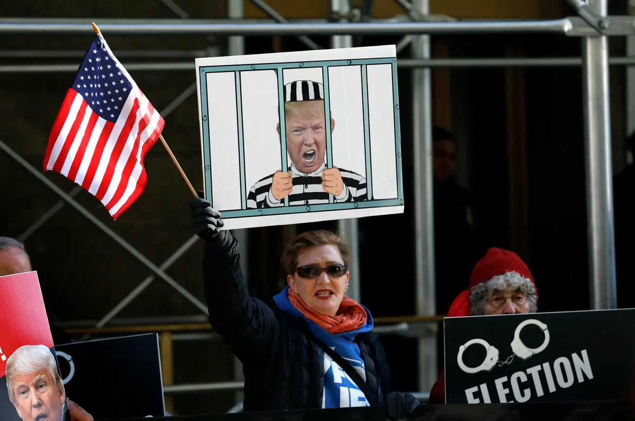Preparations at New York Criminal Court for Potential Indictment of former President Trump