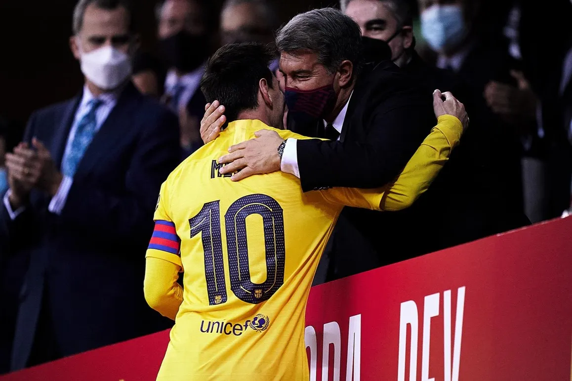 Laporta y Messi.