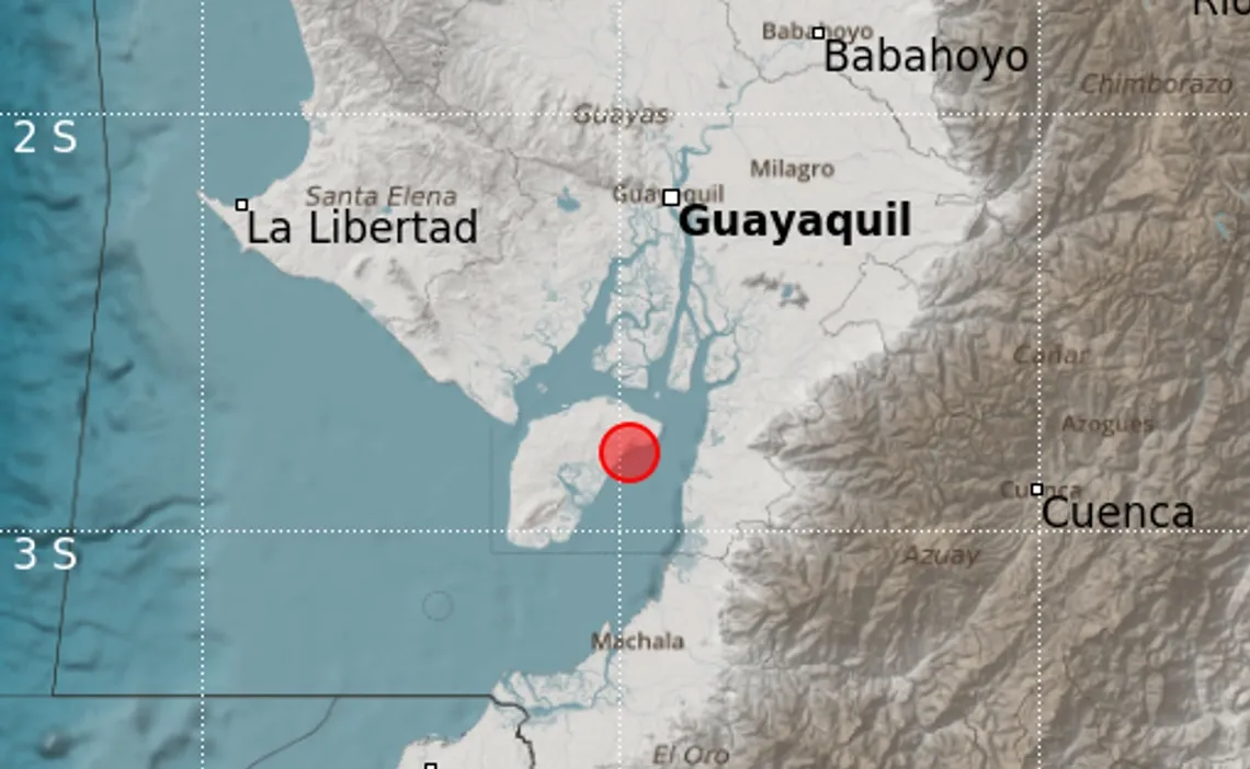 Terremoto en Ecuador fue de 5.8 en la escala de Richter