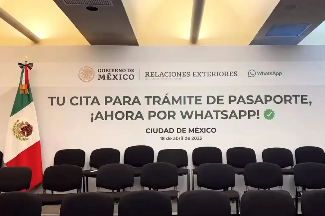 Cómo tramitar la cita para el pasaporte mexicano a través de WhatsApp