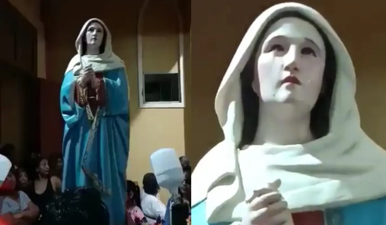 Virgen de La Dolorosa lloró en Ecuador y en Colombia