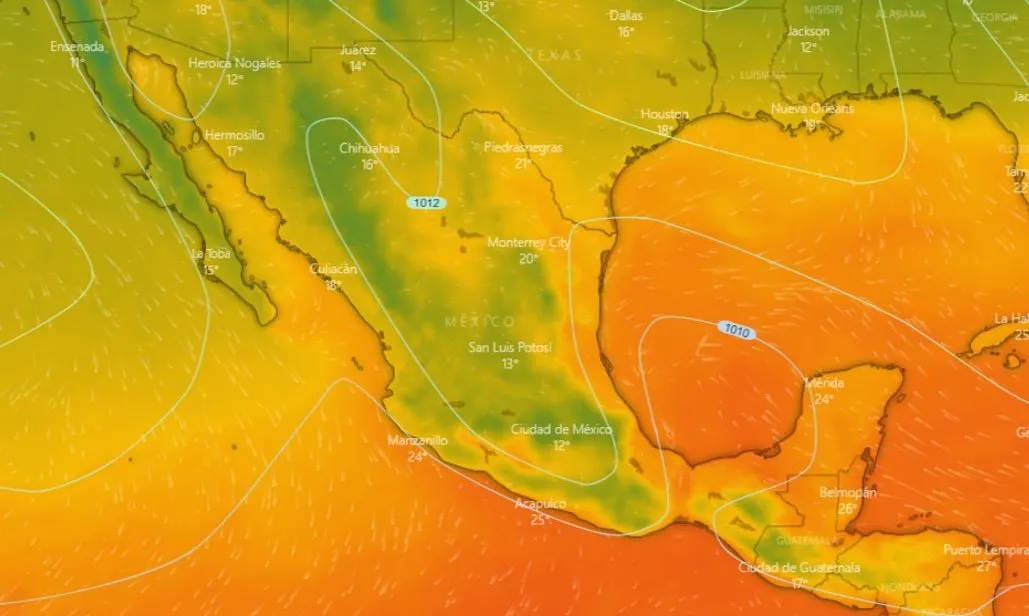 Calor en México afectara 12 entidades