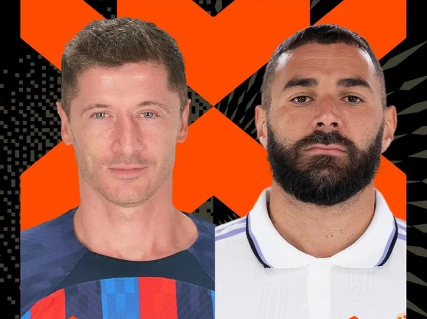 Benzema y Lewandowski.