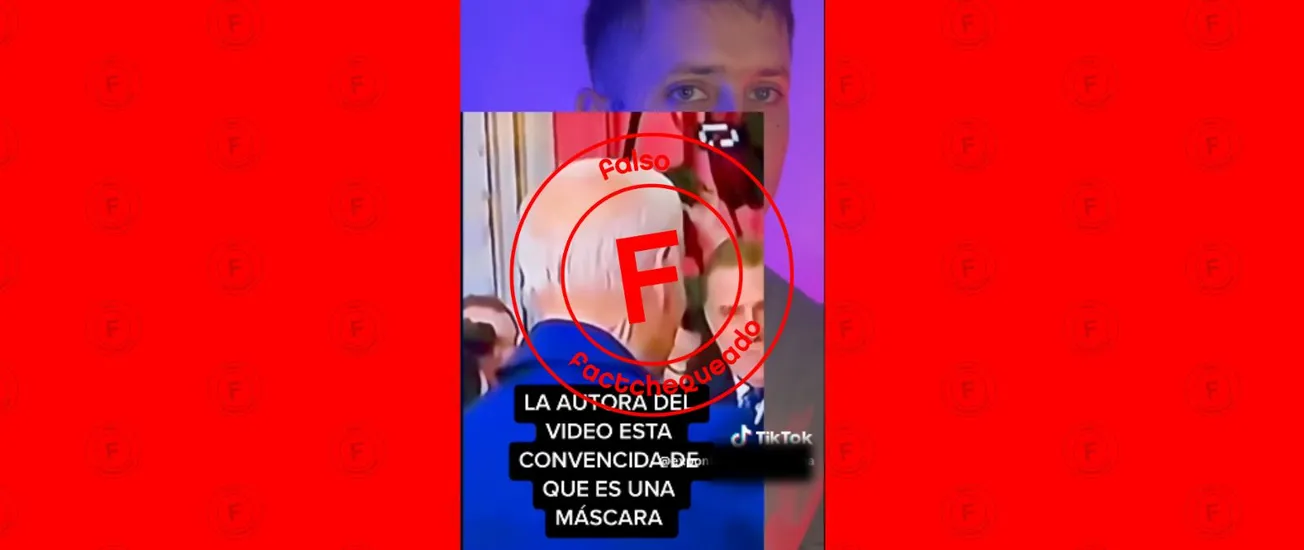 No, este video no muestra que Joe Biden está usando una máscara